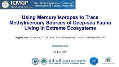 Using Mercury Isotopes to Trace Methylmercury Sources of Deep-sea Fauna Living in Extreme Ecosystems